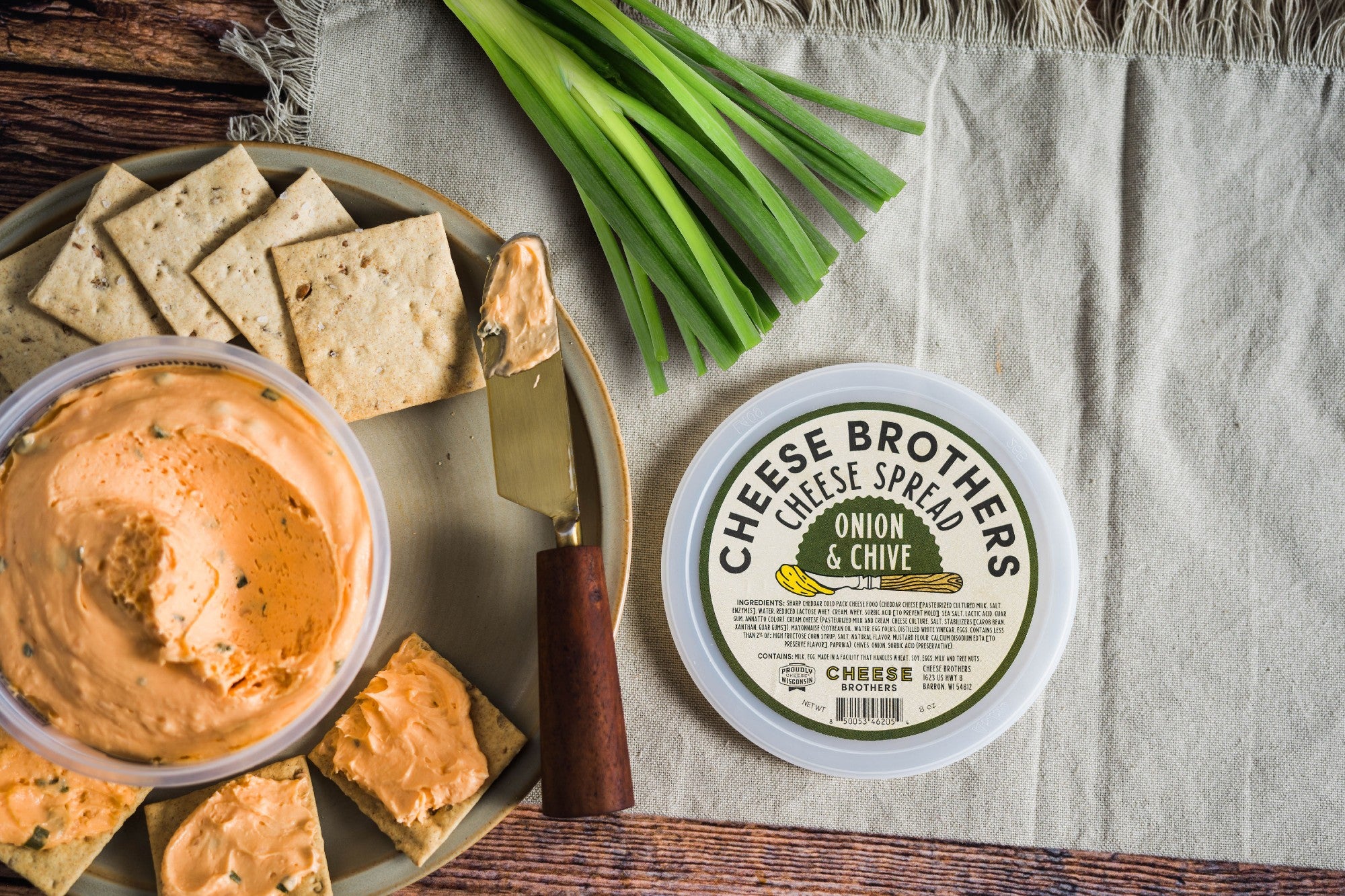 Cheese Brothers: Onion and Chive Cheese Spread