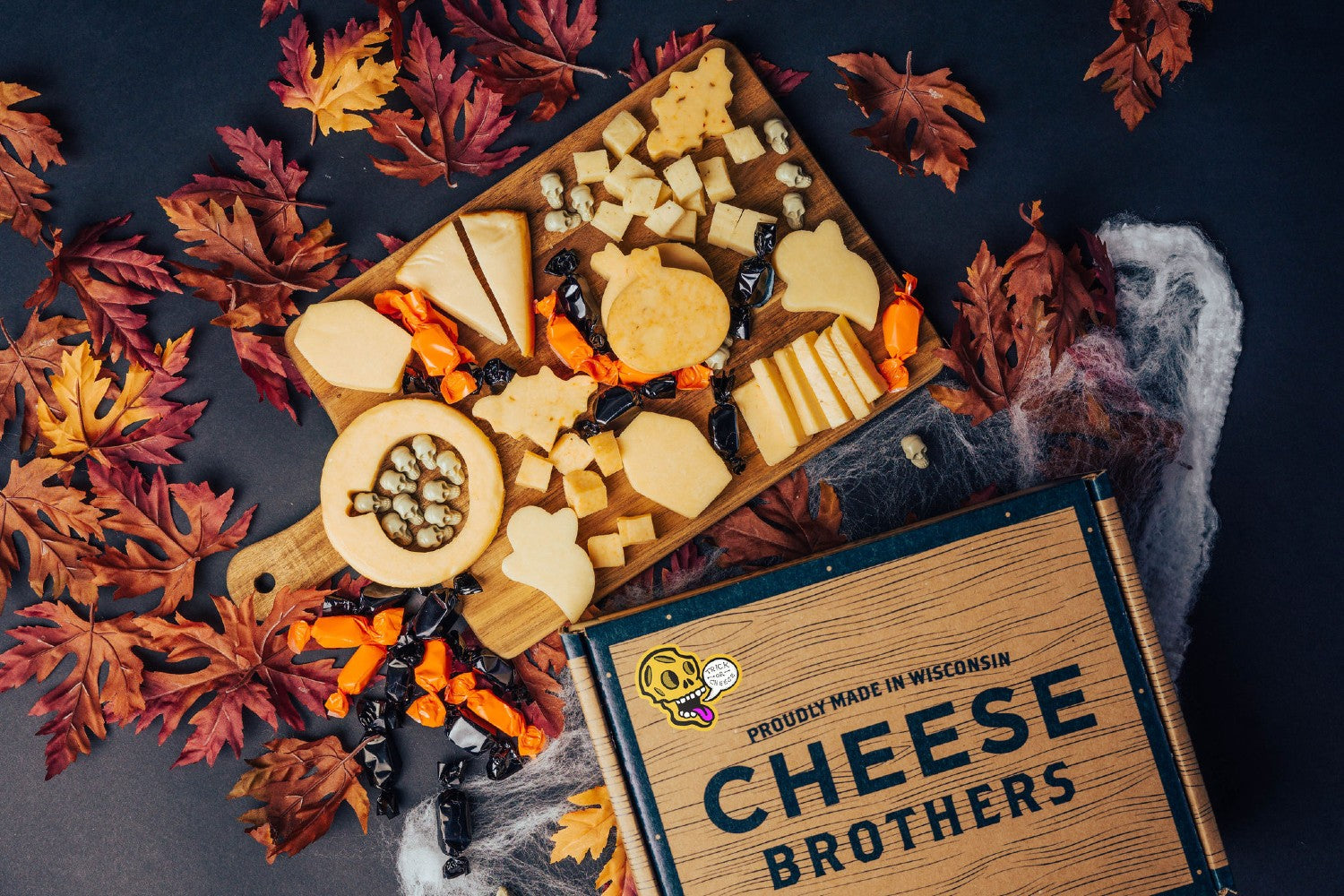 "Trick or Cheese" Halloween Gift Basket